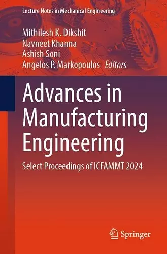 Advances in Manufacturing Engineering cover