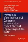 Proceedings of the International Conference on Information Control, Electrical Engineering and Rail Transit cover