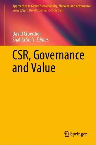 CSR, Governance and Value cover