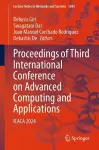 Proceedings of Third International Conference on Advanced Computing and Applications cover