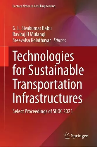 Technologies for Sustainable Transportation Infrastructures cover