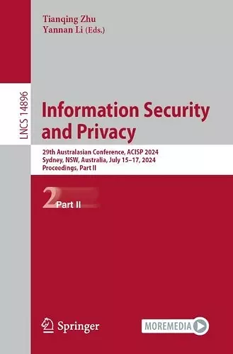 Information Security and Privacy cover