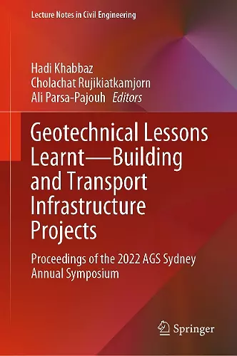 Geotechnical Lessons Learnt—Building and Transport Infrastructure Projects cover