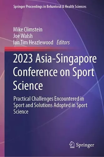 2023 Asia-Singapore Conference on Sport Science cover