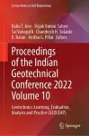 Proceedings of the Indian Geotechnical Conference 2022 Volume 10 cover