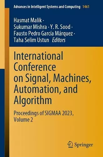 International Conference on Signal, Machines, Automation, and Algorithm cover