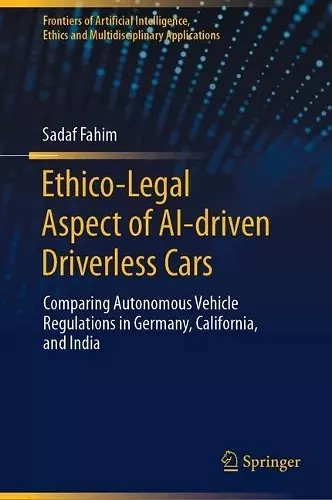 Ethico-Legal Aspect of AI-driven Driverless Cars cover