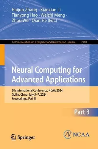 Neural Computing for Advanced Applications cover