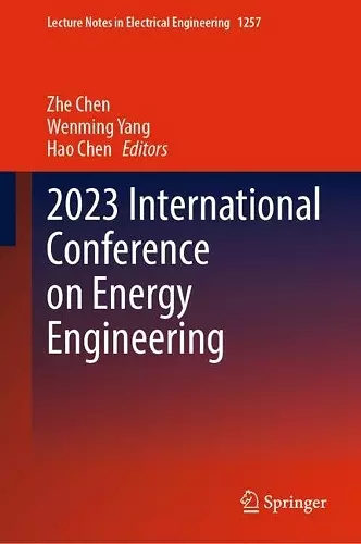 2023 International Conference on Energy Engineering cover