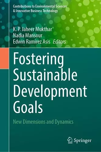 Fostering Sustainable Development Goals cover