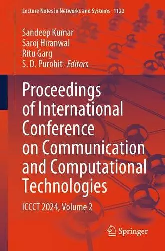 Proceedings of International Conference on Communication and Computational Technologies cover