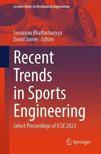 Recent Trends in Sports Engineering cover