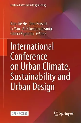 International Conference on Urban Climate, Sustainability and Urban Design cover