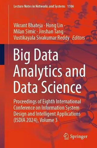 Big Data Analytics and Data Science cover