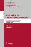 Information and Communications Security cover