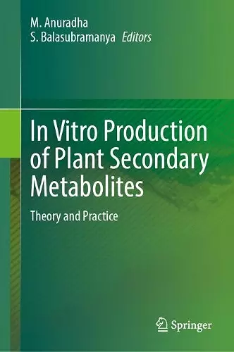 In Vitro Production of Plant Secondary Metabolites cover
