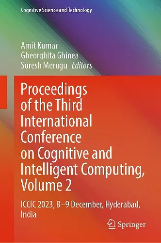 Proceedings of the Third International Conference on Cognitive and Intelligent Computing, Volume 2 cover
