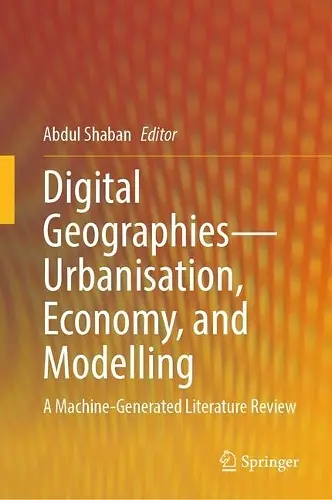 Digital Geographies—Urbanisation, Economy, and Modelling cover