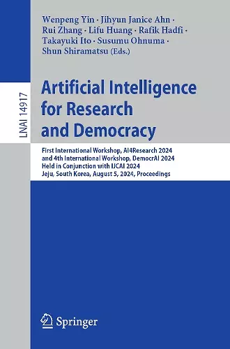 Artificial Intelligence for Research and Democracy cover