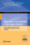 Applications and Techniques in Information Security cover