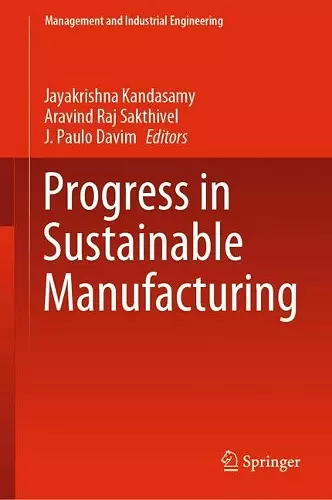 Progress in Sustainable Manufacturing cover