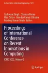 Proceedings of International Conference on Recent Innovations in Computing cover