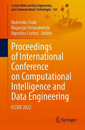 Proceedings of International Conference on Computational Intelligence and Data Engineering cover