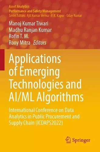 Applications of Emerging Technologies and AI/ML Algorithms cover