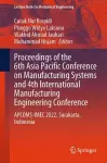 Proceedings of the 6th Asia Pacific Conference on Manufacturing Systems and 4th International Manufacturing Engineering Conference cover