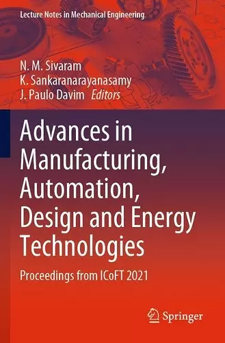 Advances in Manufacturing, Automation, Design and Energy Technologies cover