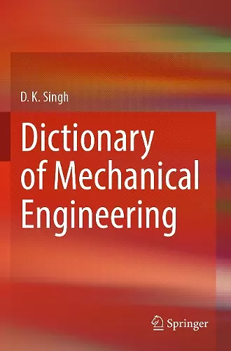 Dictionary of Mechanical Engineering cover