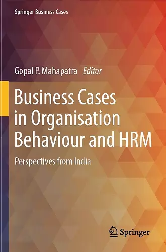 Business Cases in Organisation Behaviour and HRM cover