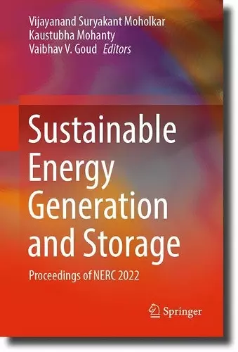Sustainable Energy Generation and Storage cover