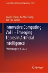 Innovative Computing Vol 1 - Emerging Topics in Artificial Intelligence cover