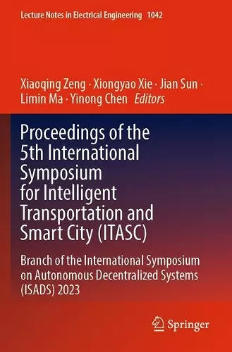 Proceedings of the 5th International Symposium for Intelligent Transportation and Smart City (ITASC) cover