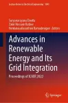 Advances in Renewable Energy and Its Grid Integration cover