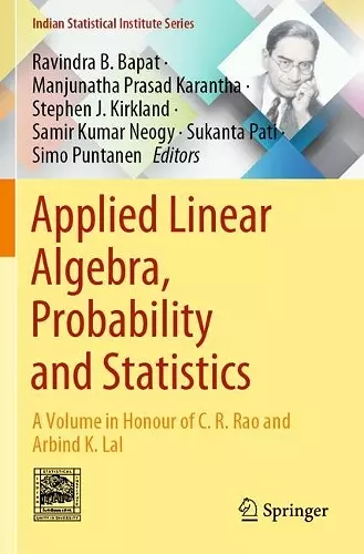 Applied Linear Algebra, Probability and Statistics cover