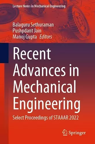 Recent Advances in Mechanical Engineering cover