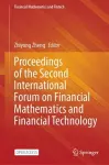 Proceedings of the Second International Forum on Financial Mathematics and Financial Technology cover