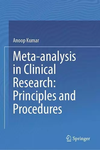 Meta-analysis in Clinical Research: Principles and Procedures cover