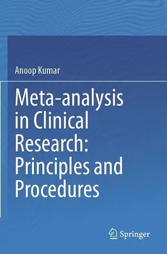 Meta-analysis in Clinical Research: Principles and Procedures cover