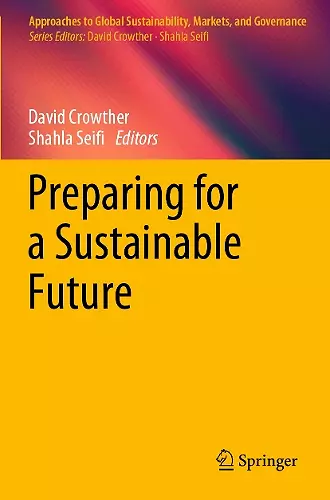 Preparing for a Sustainable Future cover