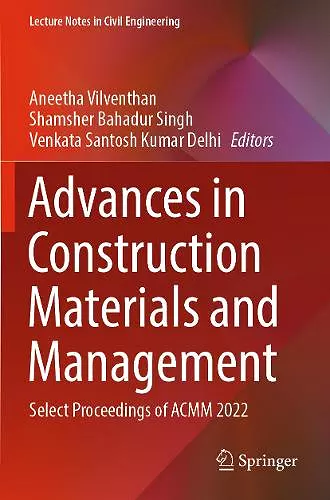 Advances in Construction Materials and Management cover