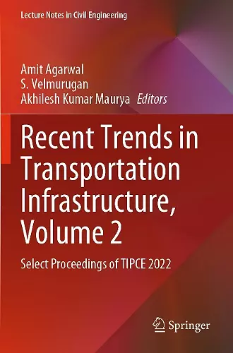 Recent Trends in Transportation Infrastructure, Volume 2 cover