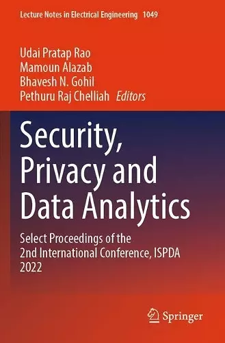 Security, Privacy and Data Analytics cover