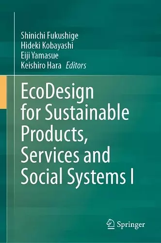 EcoDesign for Sustainable Products, Services and Social Systems I cover