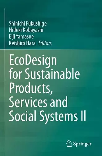 EcoDesign for Sustainable Products, Services and Social Systems II cover