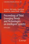 Proceedings of Third Emerging Trends and Technologies on Intelligent Systems cover