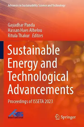 Sustainable Energy and Technological Advancements cover