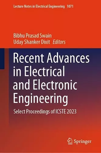 Recent Advances in Electrical and Electronic Engineering cover